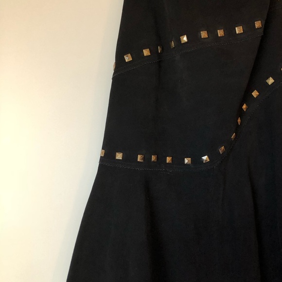 Alberto Makali Suede Leather Skirt - Picture 2 of 5